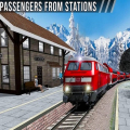 Uphill Station Bullet Passenger Train Drive Game