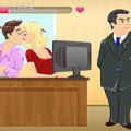 Secret Office Kissing