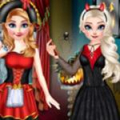 Princesses Happy Halloween's Day